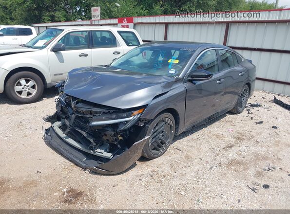 3N1AB9DV1TY227686 2026 NISSAN SENTRA Gray Առջևի ձախ երեք քառորդ տեսարան
