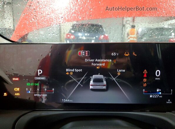3N1AB9DVXTY223720 2026 NISSAN SENTRA Orange Вид щитка приладів