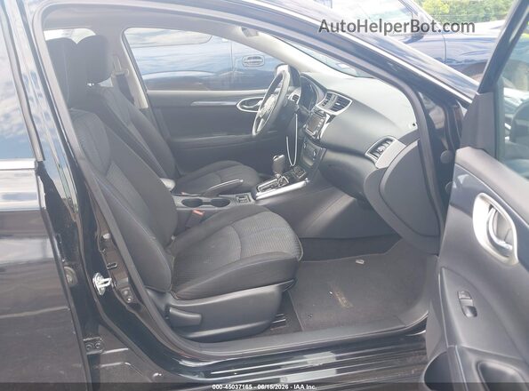 3N1CB7AP2HY326415 2017 NISSAN SENTRA Black Widok wnętrza z przodu