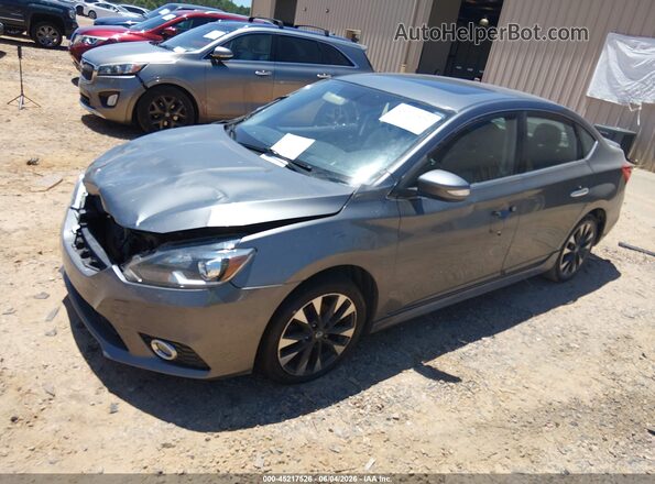 3N1CB7AP3JY214714 2018 NISSAN SENTRA Gray Przód lewy
