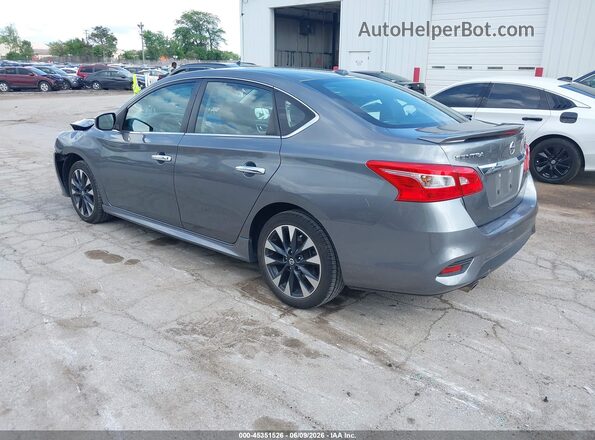 3N1CB7AP5JY203973 2018 NISSAN SENTRA Серый Задняя левая четверть