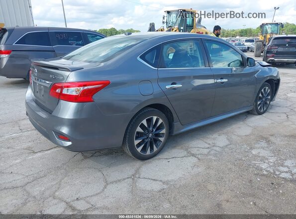 3N1CB7AP5JY203973 2018 NISSAN SENTRA Серый Задняя правая четверть