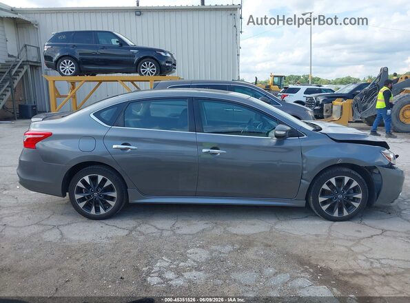 3N1CB7AP5JY203973 2018 NISSAN SENTRA Серый Панорамный вид салона 360°