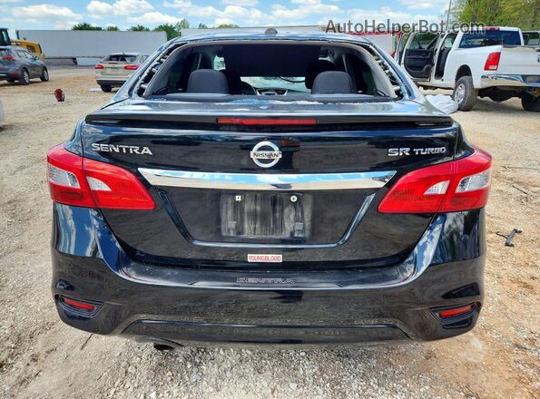 3N1CB7AP8HY235472 2017 NISSAN SENTRA Black უკანა ხედი
