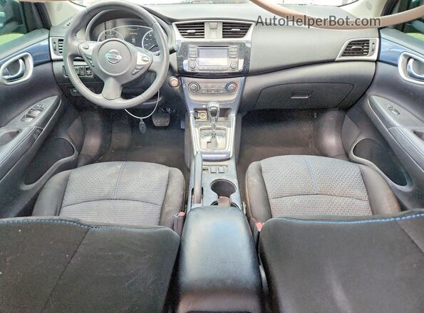 3N1CB7AP8HY235472 2017 NISSAN SENTRA Black წინა პანელის ხედი
