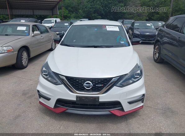 3N1CB7AP8HY287765 2017 NISSAN SENTRA White Вид панелі приладів