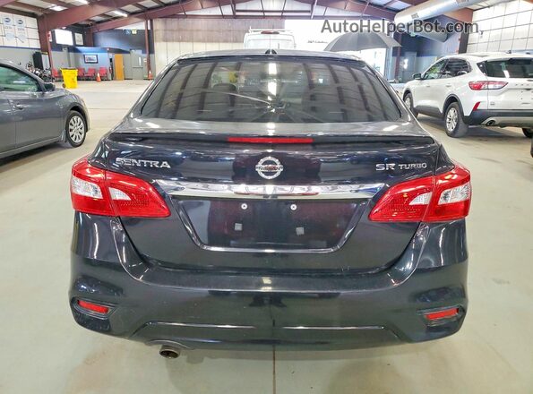 3N1CB7AP8HY361038 2017 NISSAN SENTRA Черный Вид сзади