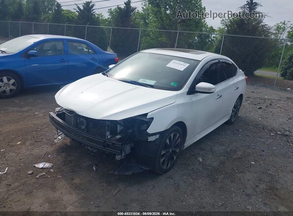 3N1CB7AP9JY211607 2018 NISSAN SENTRA Белый Передняя левая четверть