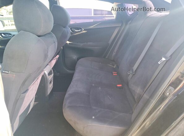 3N1CB7APXHY338067 2017 NISSAN SENTRA Black Հետևի նստատեղերի տեսք