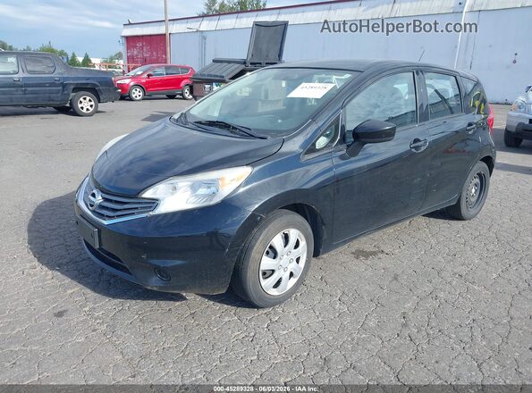 3N1CE2CP0GL352627 2016 NISSAN VERSA NOTE Black Առջևի ձախ երեք քառորդ տեսարան