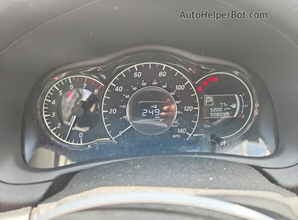 3N1CE2CP0GL394666 2016 NISSAN VERSA White Instrument cluster view