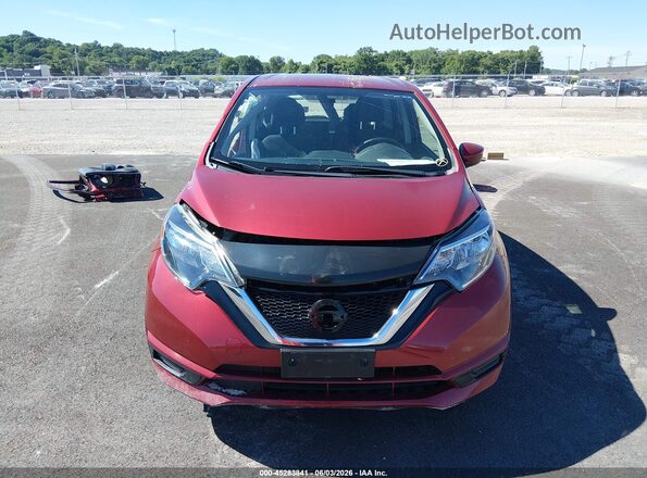 3N1CE2CP0HL363709 2017 NISSAN VERSA NOTE Red Vista interior trasera