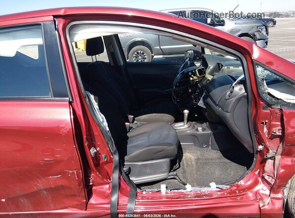 3N1CE2CP0HL363709 2017 NISSAN VERSA NOTE Red Vista interior delantera