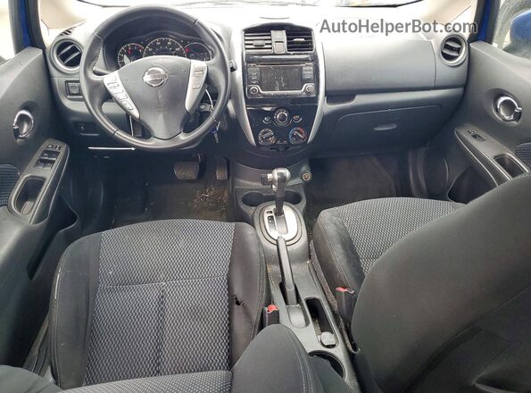 3N1CE2CP0HL379439 2017 NISSAN VERSA Blue Вид панелі приладів