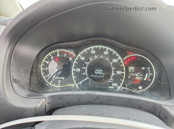 3N1CE2CP0JL357379 2018 NISSAN VERSA White Instrument cluster view