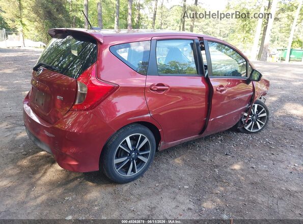 3N1CE2CP0JL360945 2018 NISSAN VERSA NOTE Red უკანა მარჯვენა