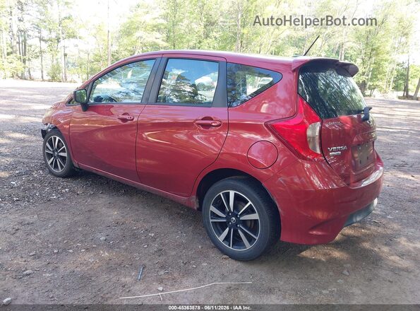 3N1CE2CP0JL360945 2018 NISSAN VERSA NOTE Red უკანა მარცხენა