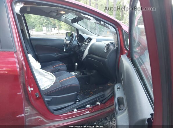 3N1CE2CP0JL360945 2018 NISSAN VERSA NOTE Red წინა სალონის ხედი