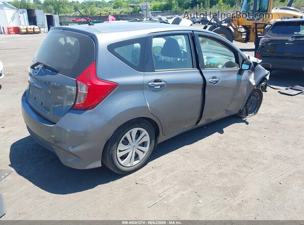 3N1CE2CP0KL358176 2019 NISSAN VERSA NOTE Gray უკანა მარჯვენა