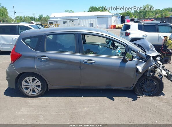 3N1CE2CP0KL358176 2019 NISSAN VERSA NOTE Gray უკანა სალონის ხედი