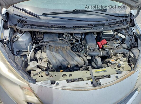 3N1CE2CP1GL355584 2016 NISSAN VERSA Silver Widok wnętrza z tyłu