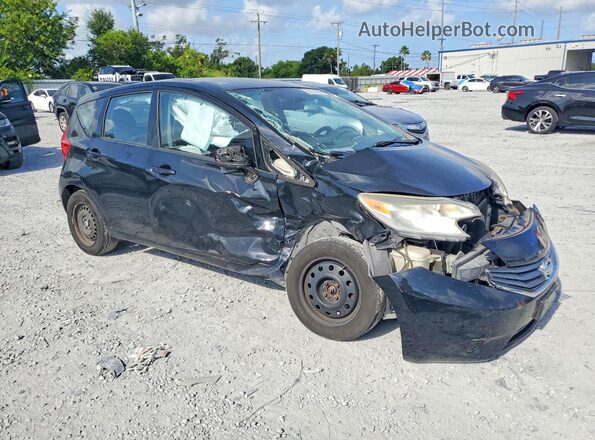 3N1CE2CP1GL355648 2016 NISSAN VERSA Black Przód prawy