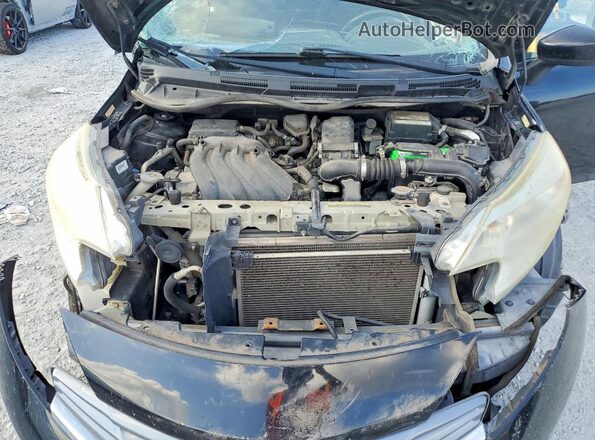 3N1CE2CP1GL355648 2016 NISSAN VERSA Black Widok wnętrza z tyłu