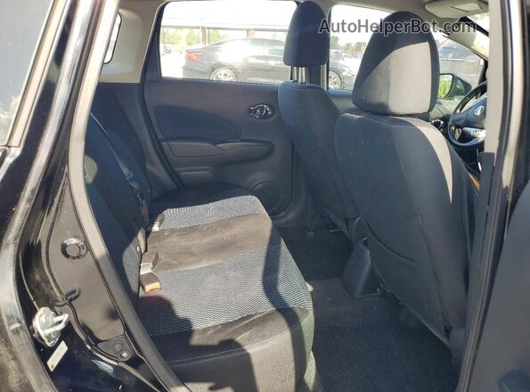 3N1CE2CP1GL355648 2016 NISSAN VERSA Black Widok tylnych siedzeń