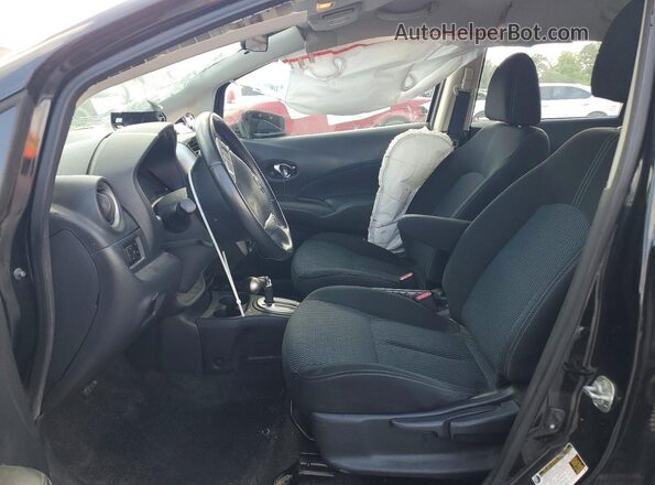 3N1CE2CP1GL355648 2016 NISSAN VERSA Black Widok wnętrza z przodu