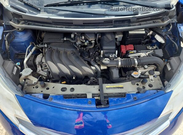 3N1CE2CP1GL371803 2016 NISSAN VERSA Blue Rear interior view