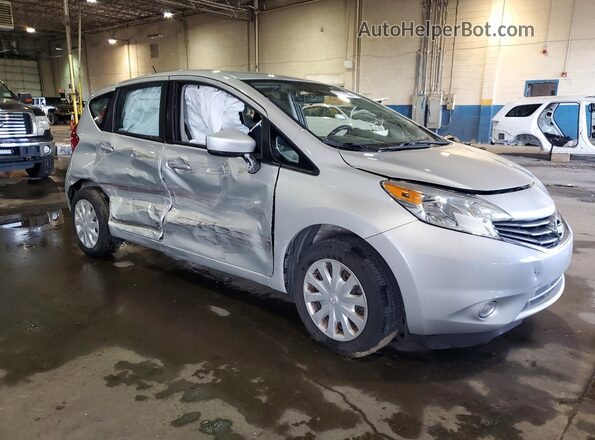 3N1CE2CP1GL381148 2016 NISSAN VERSA Silver Front right