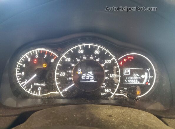 3N1CE2CP1GL381148 2016 NISSAN VERSA Silver Instrument cluster view