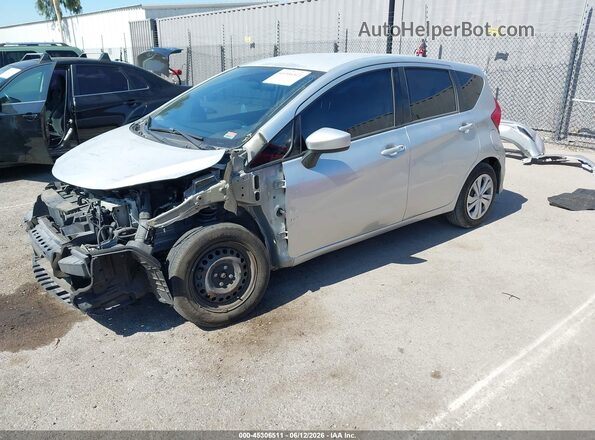 3N1CE2CP2HL379538 2017 NISSAN VERSA NOTE Silver წინა მარცხენა ხედი სამი მეოთხედიდან