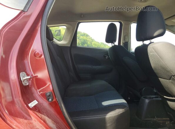 3N1CE2CP2HL381130 2017 NISSAN VERSA Red Սալոնի հետևի տեսք