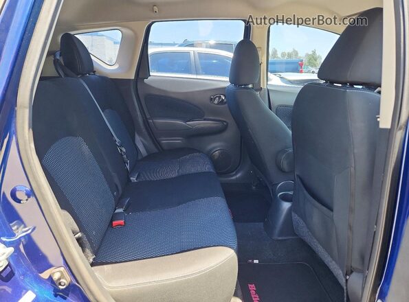 3N1CE2CP2JL368108 2018 NISSAN VERSA Blue Vista de los asientos traseros