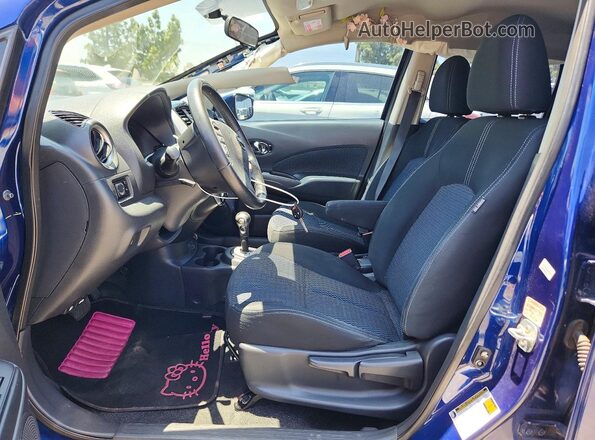 3N1CE2CP2JL368108 2018 NISSAN VERSA Blue Vista interior delantera