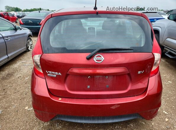 3N1CE2CP2KL355411 2019 NISSAN VERSA Red უკანა ხედი