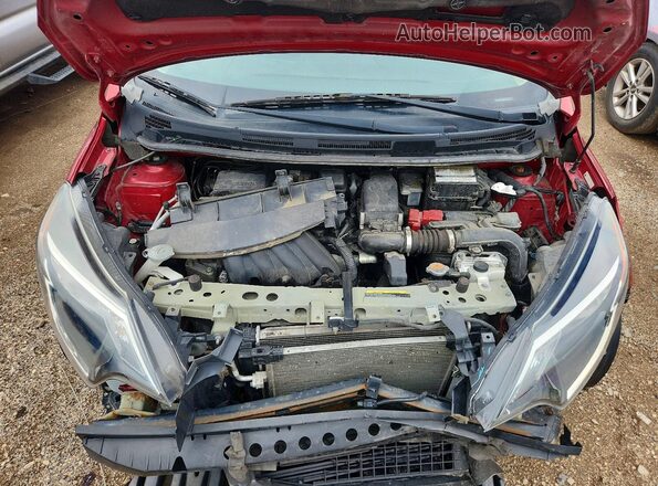 3N1CE2CP2KL355411 2019 NISSAN VERSA Red უკანა სალონის ხედი