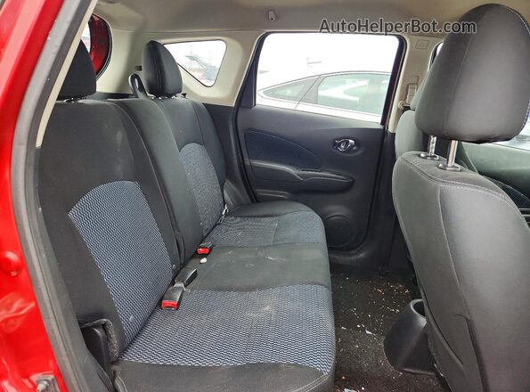 3N1CE2CP2KL355411 2019 NISSAN VERSA Red უკანა სავარძლების ხედი