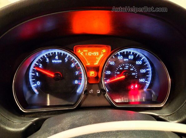 3N1CE2CP2KL355926 2019 NISSAN VERSA White Instrument cluster view