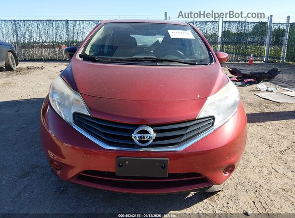 3N1CE2CP3GL354730 2016 NISSAN VERSA NOTE Red Widok wnętrza z tyłu