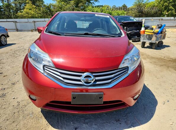 3N1CE2CP4GL403093 2016 NISSAN VERSA Burgundy Вид спереду