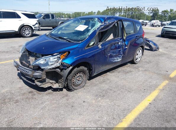 3N1CE2CP4HL354804 2017 NISSAN VERSA NOTE Blue Առջևի ձախ երեք քառորդ տեսարան