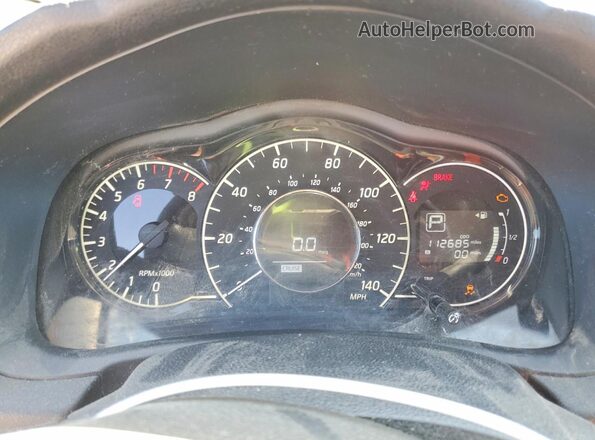 3N1CE2CP4JL352461 2018 NISSAN VERSA Black ხელსაწყოთა პანელის ხედი