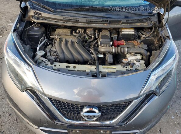3N1CE2CP4JL355327 2018 NISSAN VERSA Gray Widok wnętrza z tyłu