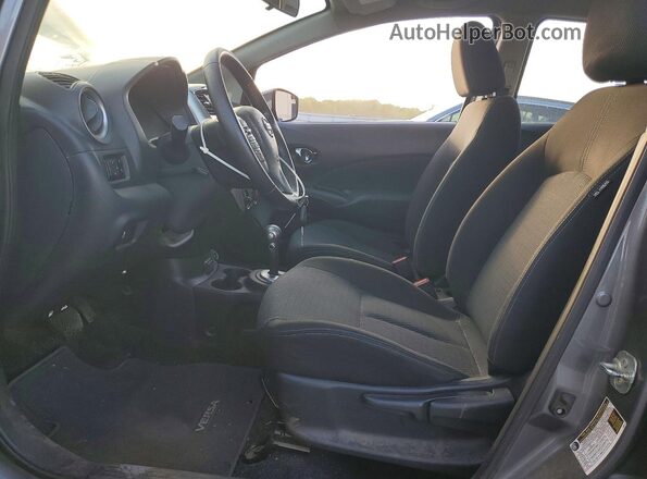 3N1CE2CP4JL355327 2018 NISSAN VERSA Gray Widok wnętrza z przodu