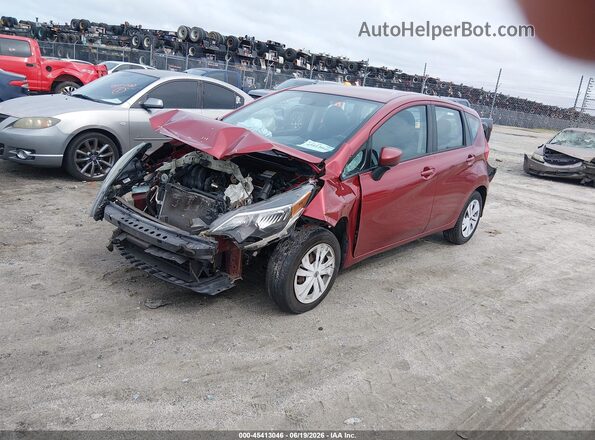 3N1CE2CP4KL359315 2019 NISSAN VERSA NOTE Красный Передняя левая четверть