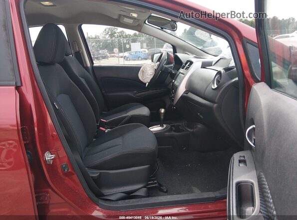 3N1CE2CP4KL359315 2019 NISSAN VERSA NOTE Красный Вид салона спереди