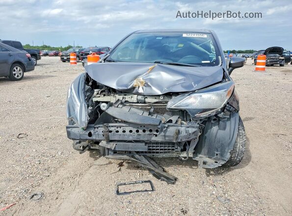 3N1CE2CP4KL360187 2019 NISSAN VERSA Gray Front view