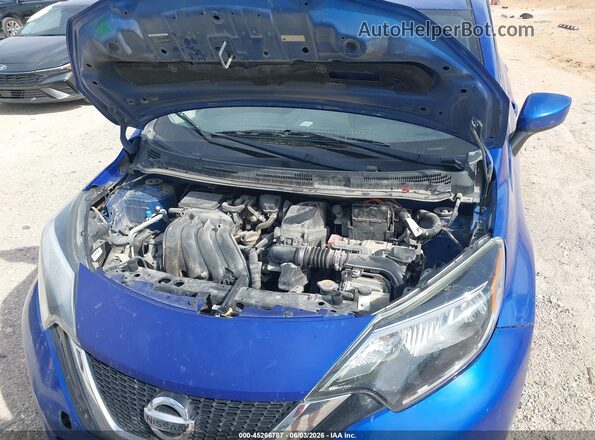 3N1CE2CP5HL355170 2017 NISSAN VERSA NOTE Blue Հետևի տեսք